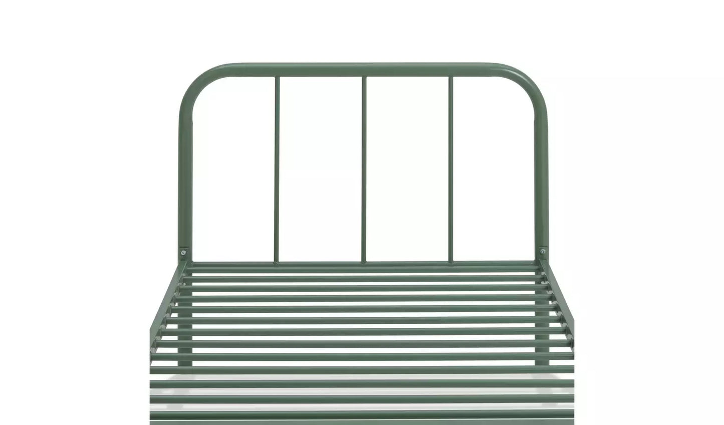 Charlie Single Metal Bed Frame - Green