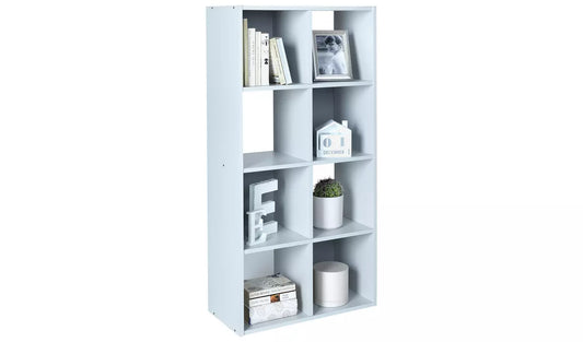 Assembled Squares 8 Cube Storage Unit - Grey