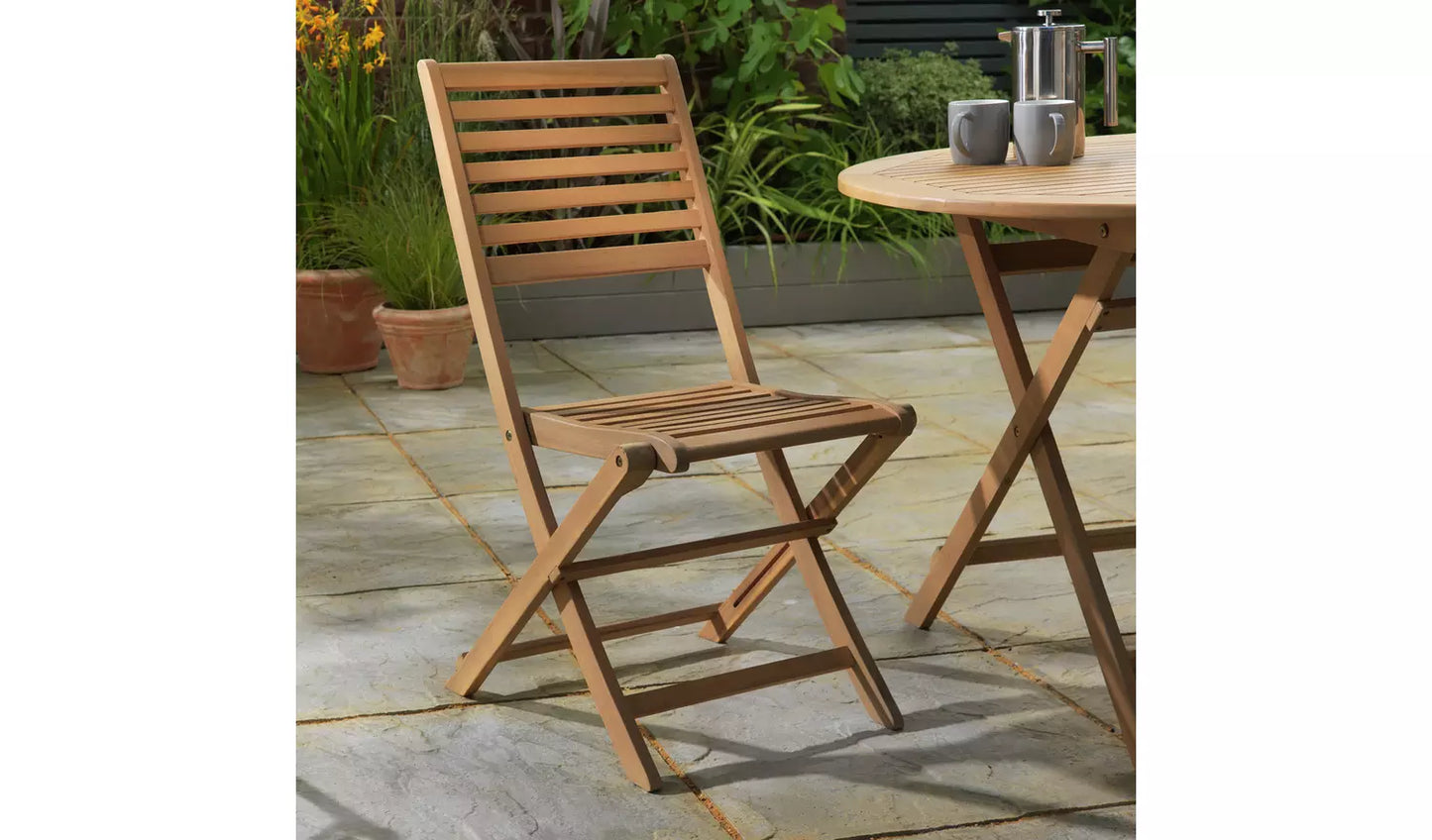 Newbury 6 Seater Folding Wooden Patio Set