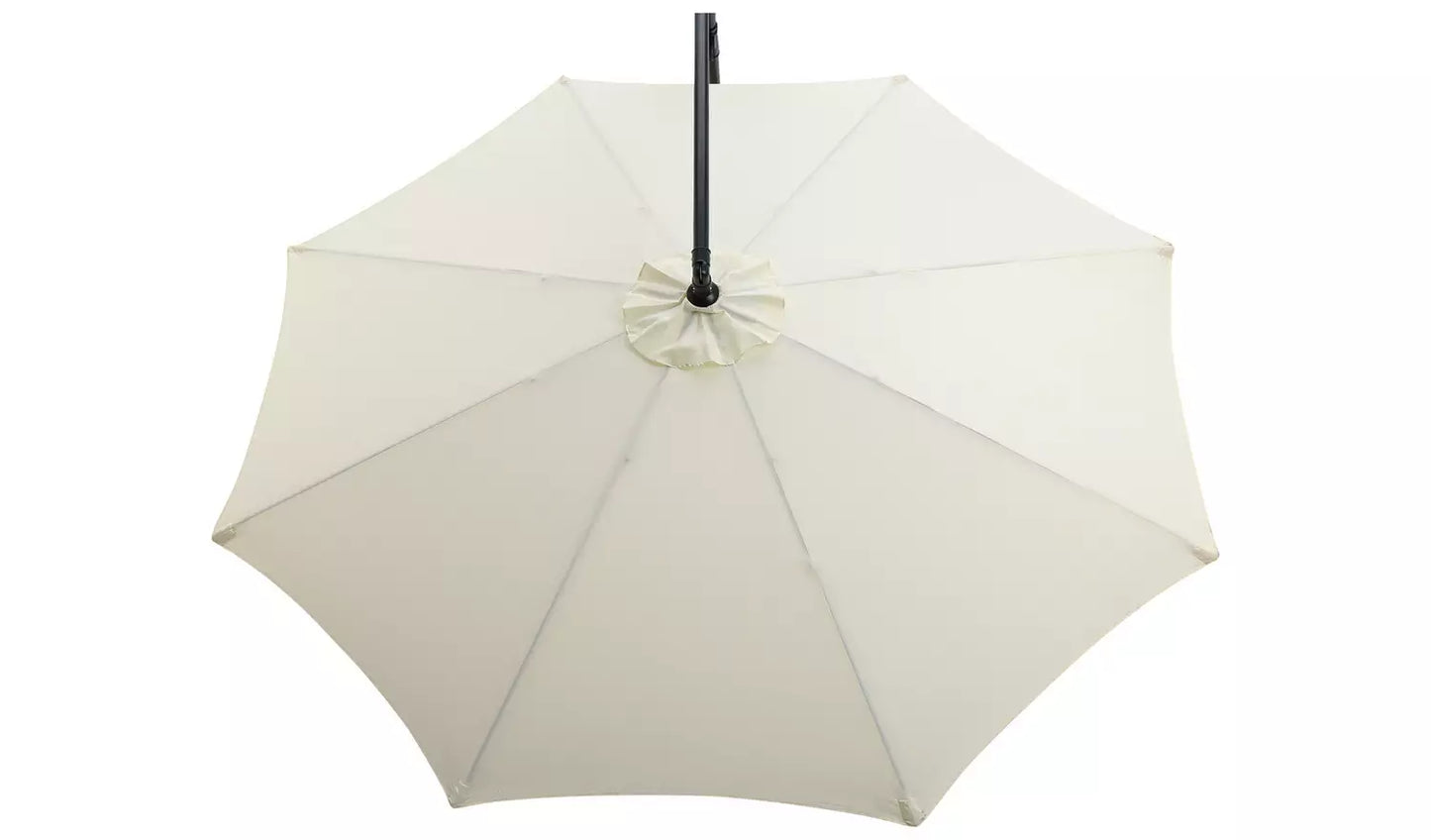 Habitat 3m Overhanging Garden Parasol - Cream