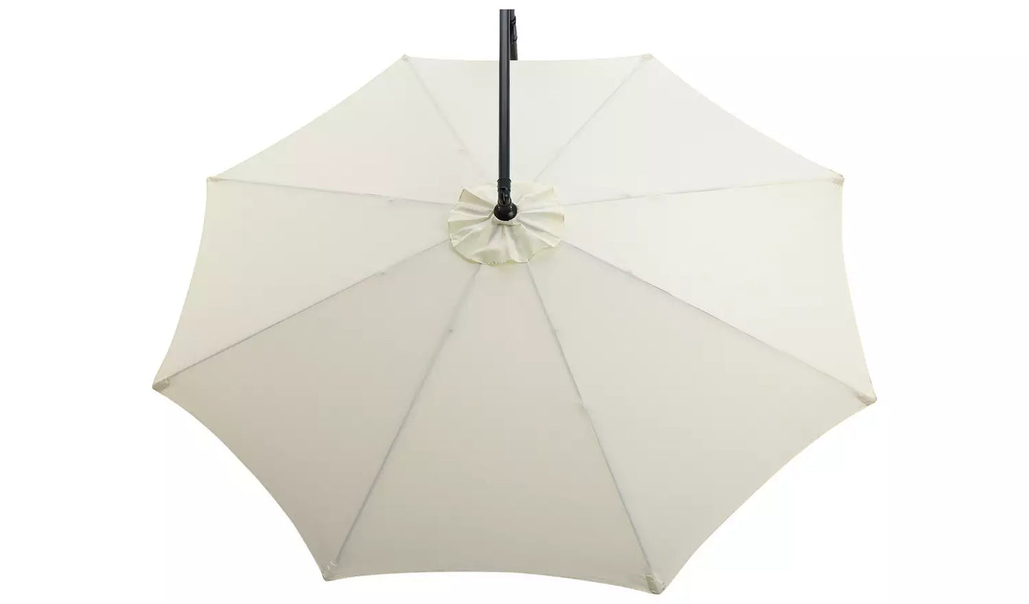 Habitat 3m Overhanging Garden Parasol - Cream