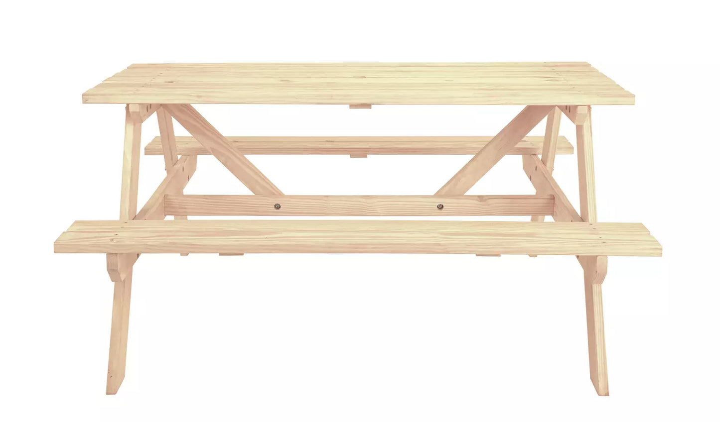 4 Seater Wooden Garden Bench