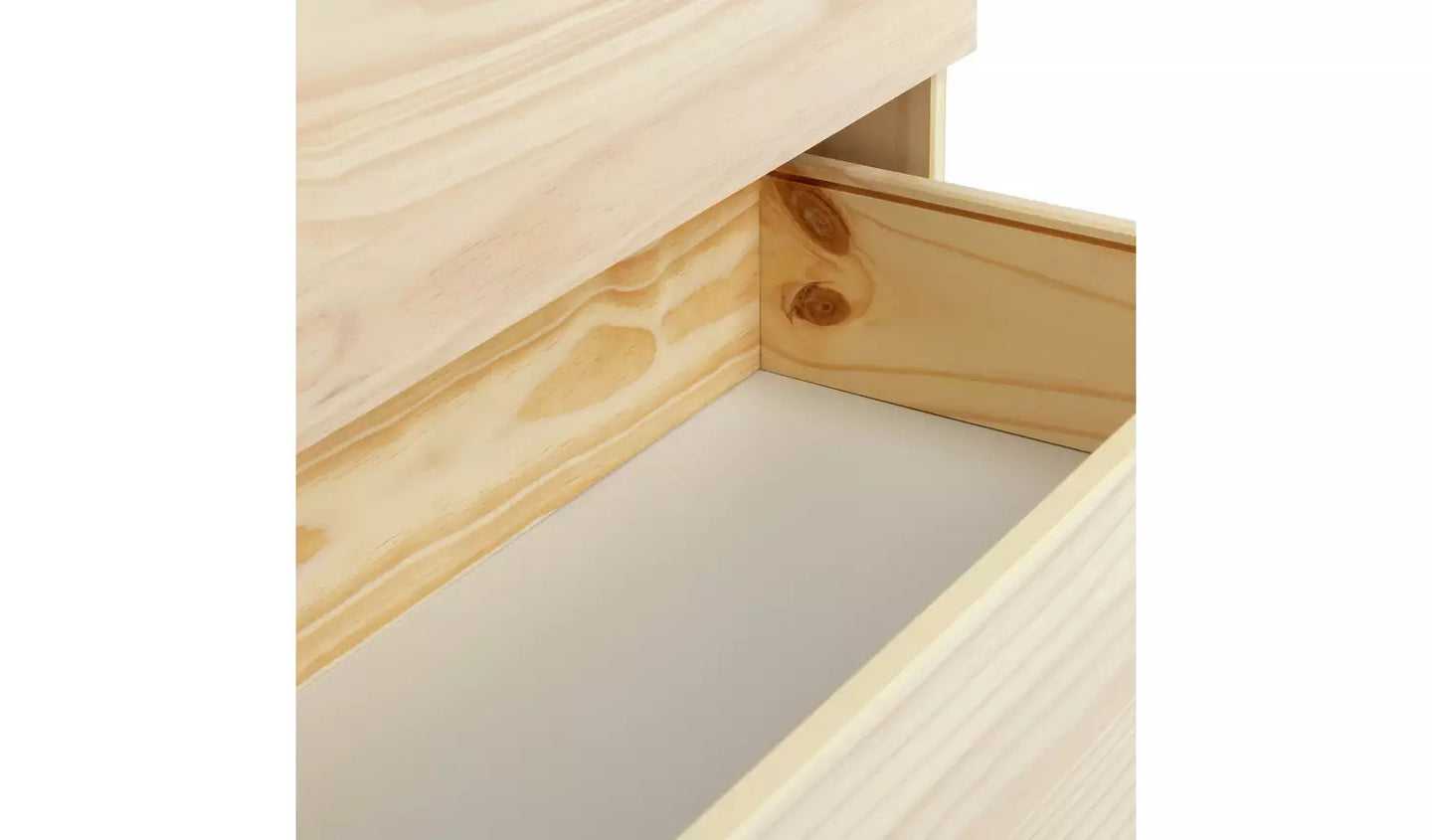 Habitat Akio 2 Door 2 Drawer Wardrobe - Pine