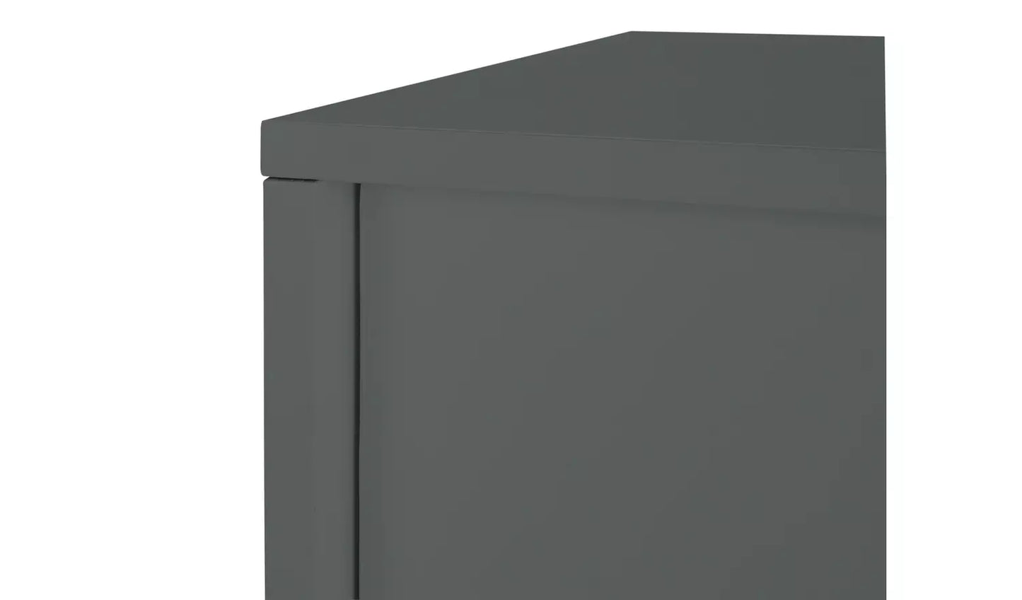 Chloe 2 Door Shoe Storage Cabinet - Grey