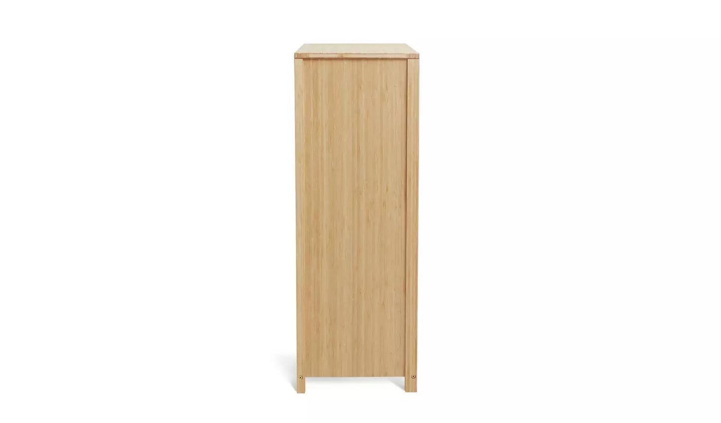 Assembled Habitat Eave 2 Door Bamboo Cabinet - Natural