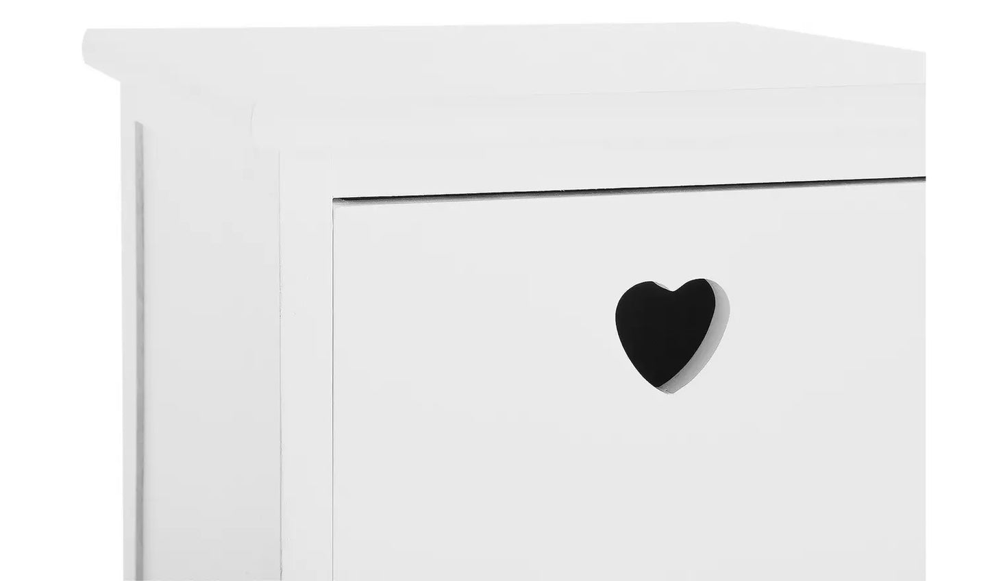 Assembled  Edie 4 Drawer Storage Unit – White