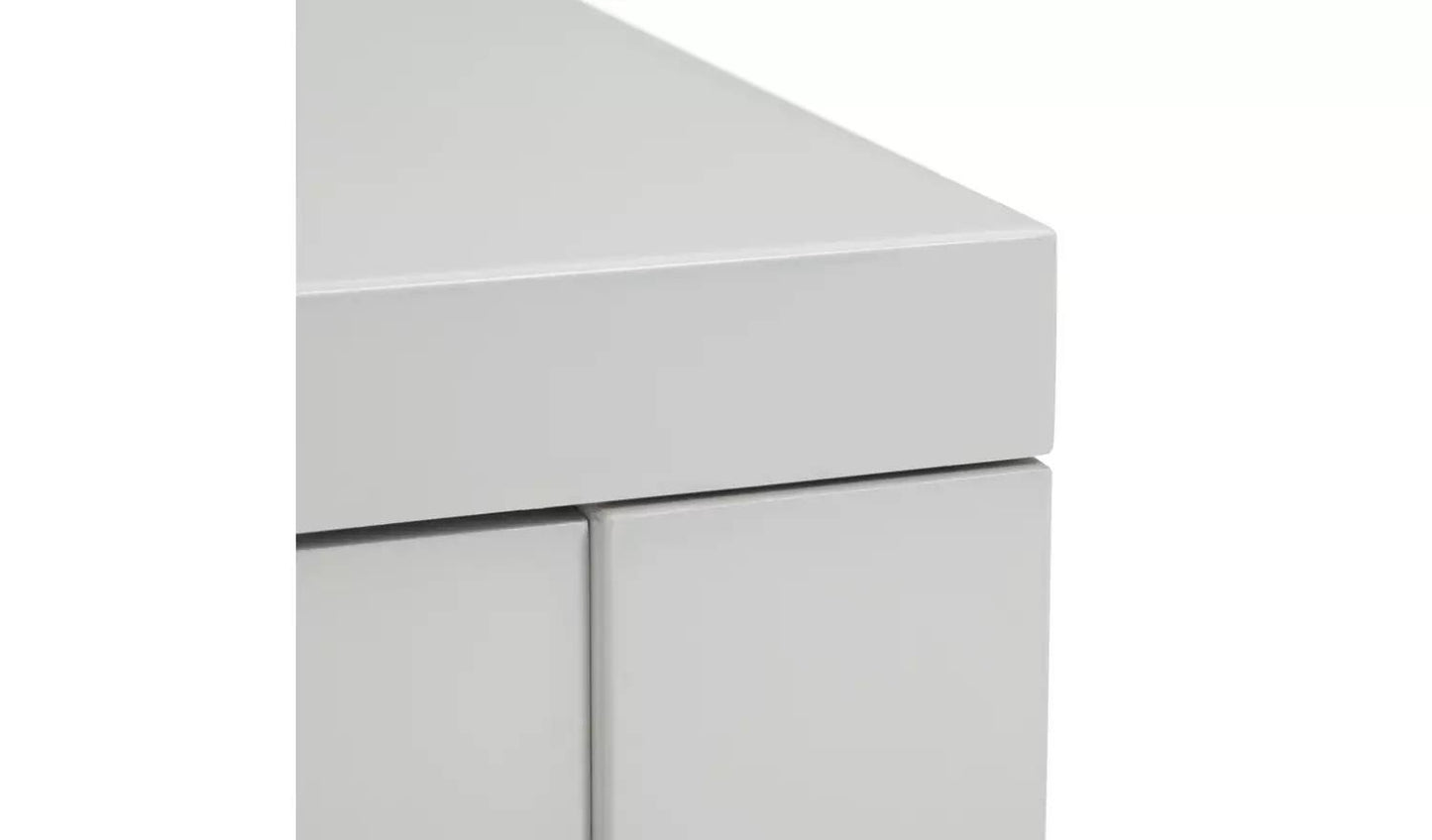 Lyssa Extending 6-8 Seater Dining Table - White (minor mark)
