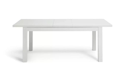 Lyssa Extending 6-8 Seater Dining Table - White