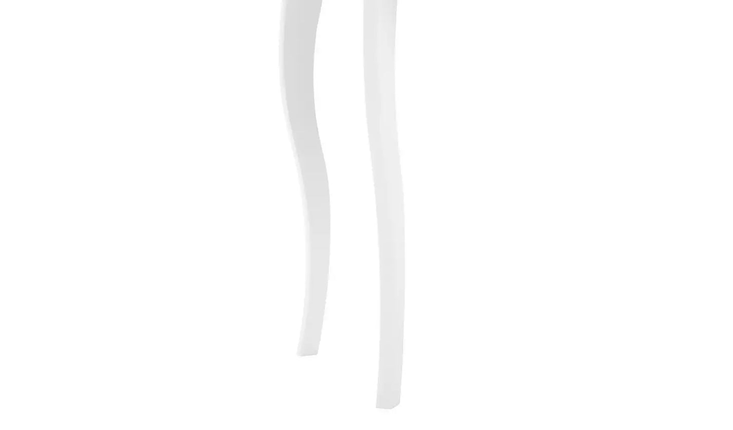 Assembled Amelie 1 Drawer Dressing Table - White (damage)