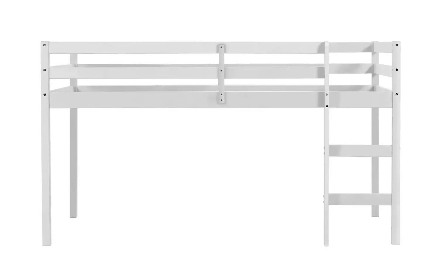 Kaycie Mid Sleeper Shorty Bed Frame - White