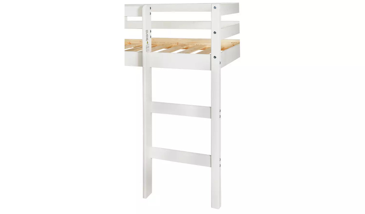 Kaycie Mid Sleeper Shorty Bed Frame - White
