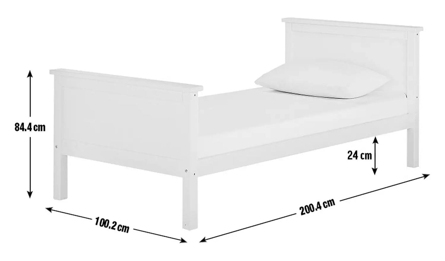 Habitat Brooklyn Single Bed - Grey