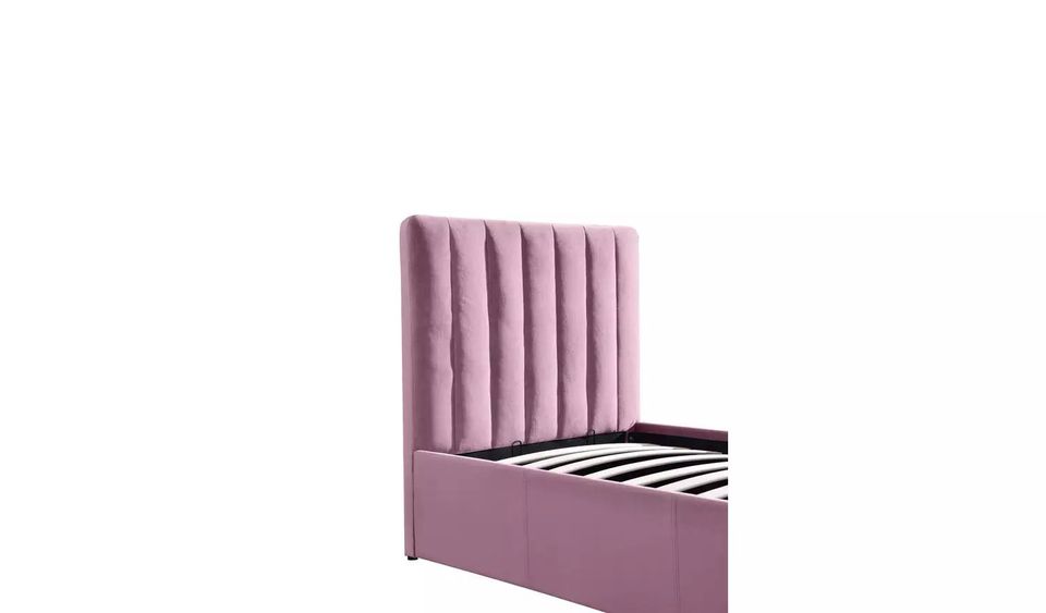 Habitat Pandora Single Ottoman Bed Frame - Pink