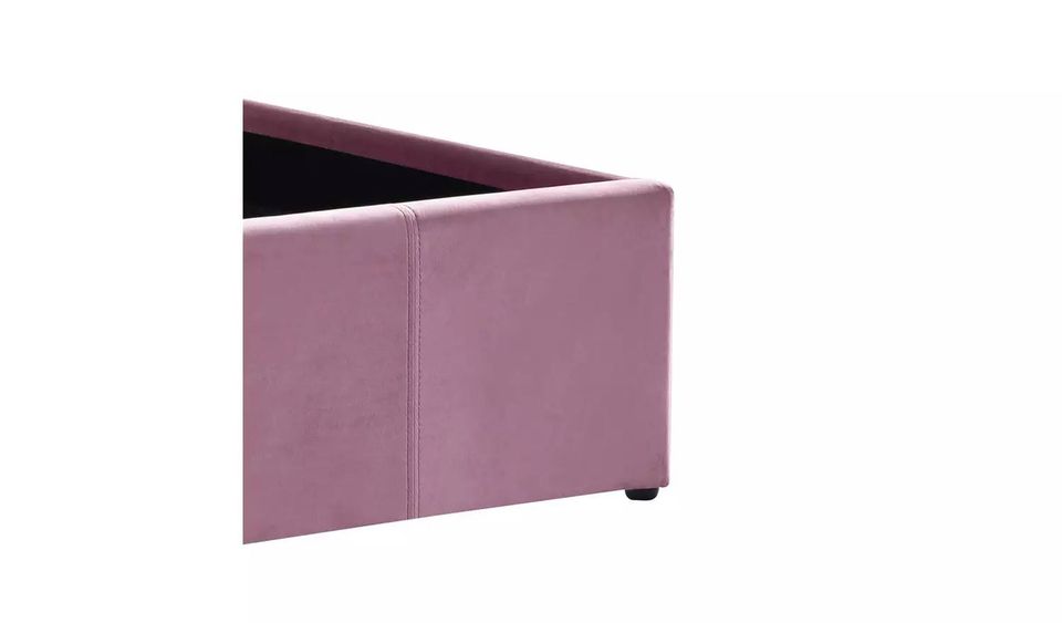 Habitat Pandora Single Ottoman Bed Frame - Pink