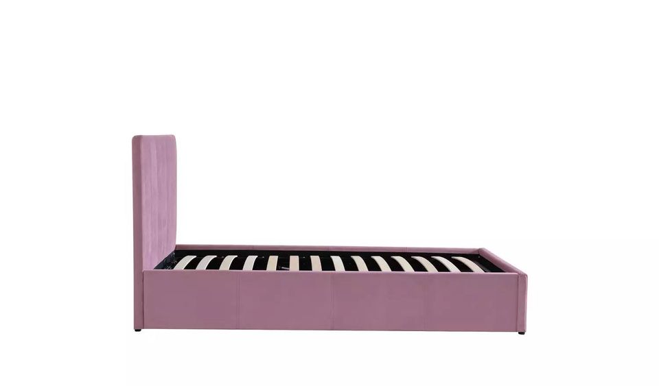 Habitat Pandora Single Ottoman Bed Frame - Pink