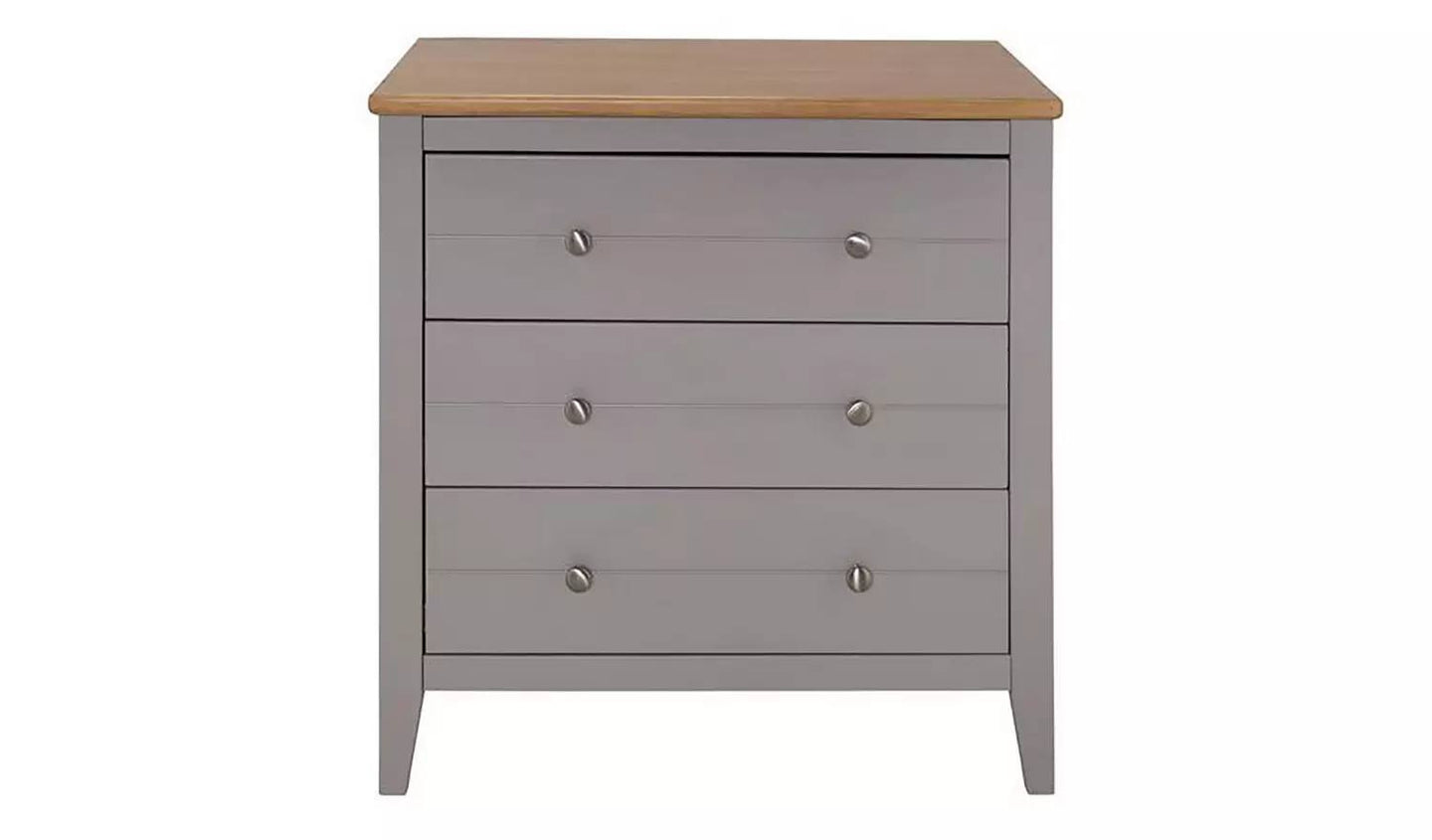 Assembled Canterbury Nursery Chest Drawer - Grey