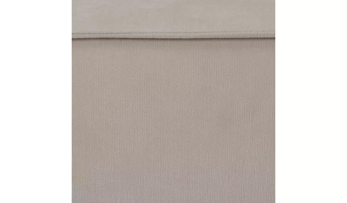 Assembled Habitat Kempley Double End Lift Ottoman Bed - Cream