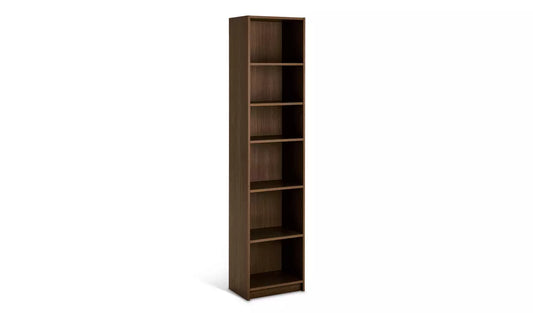 Maine Narrow Bookcase - Walnut