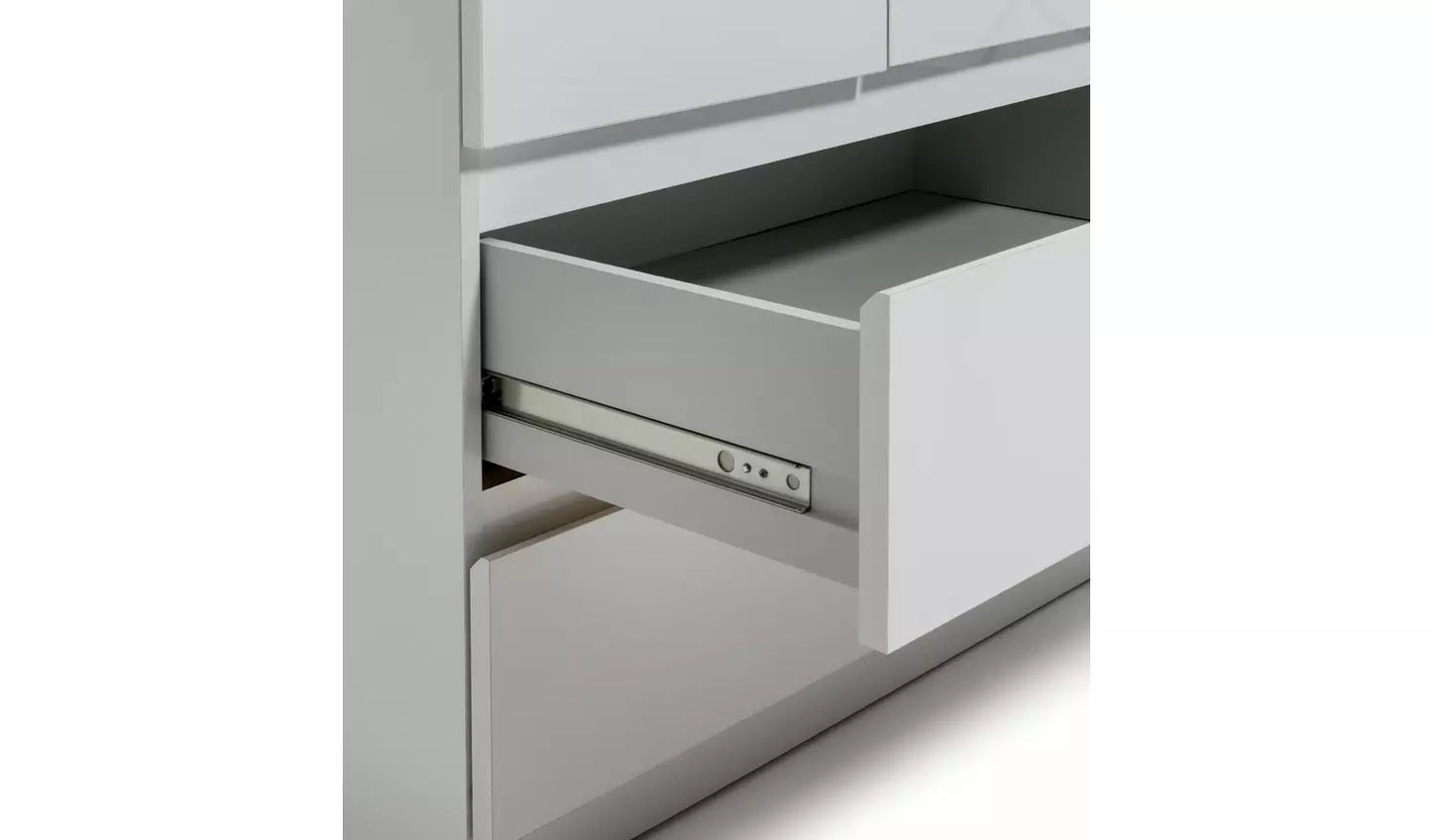 Jenson 2 Door 2 Drawer Wardrobe - Matte White