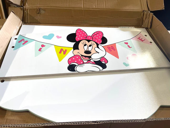 Minnie Mouse Toddler Bed - White