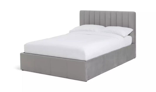 Pandora Kingsize Ottoman Bed Frame - Grey