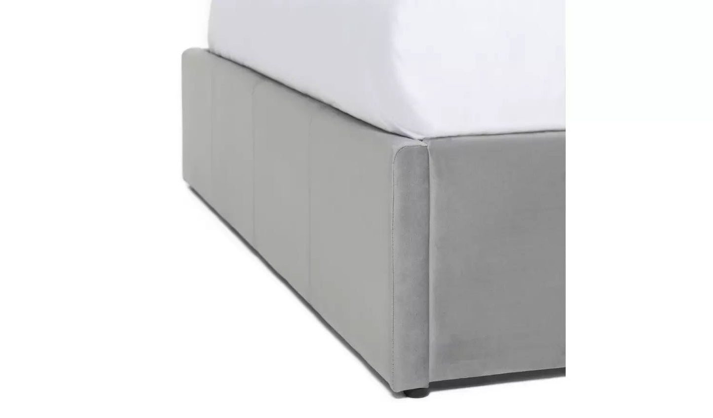 Pandora Kingsize Ottoman Bed Frame - Grey