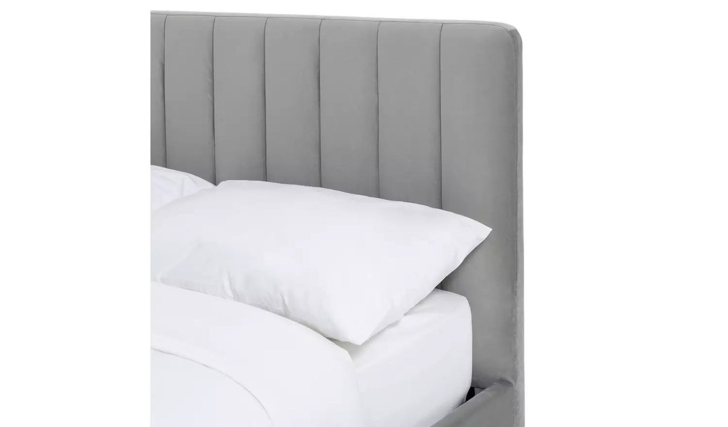 Pandora Kingsize Ottoman Bed Frame - Grey