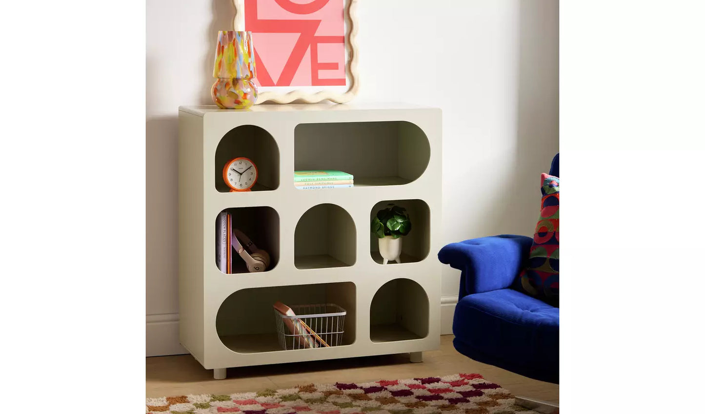 Assembled Habitat Kids Pombo Storage Unit - Grey