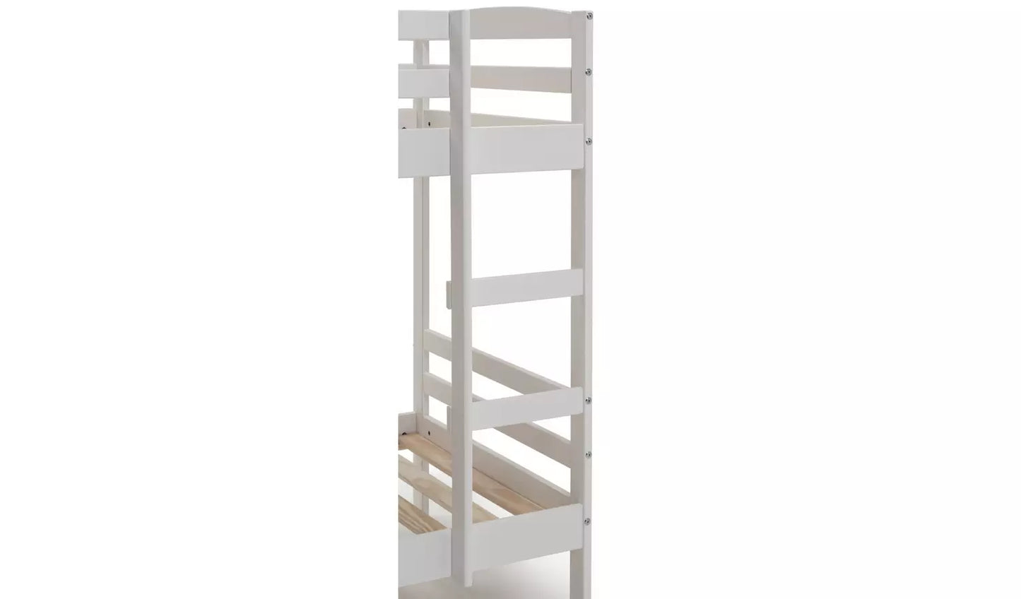 Josie Single Bunk Bed Frame - White