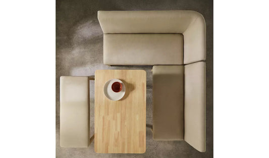 Assembled Conny Corner Dining Chair & Bench – Natural Wood (Viewing Recommended)