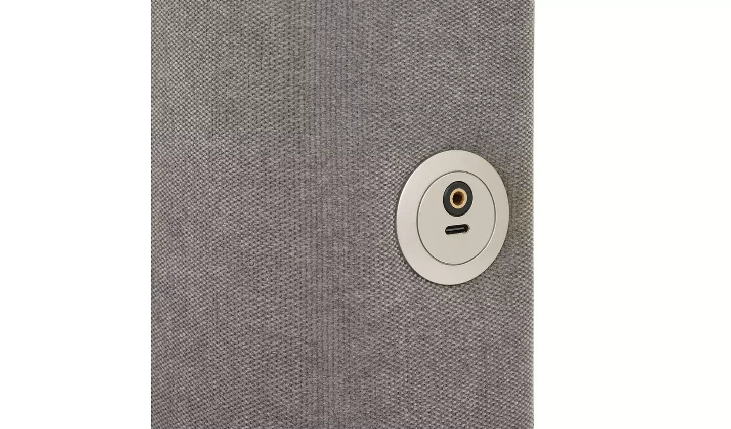 Bentley Kingsize 2.1 Sound TV Ottoman Bed - Grey