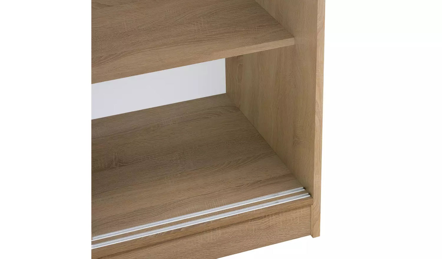 Assembled Nova 3 Door Sliding Wardrobe - Oak