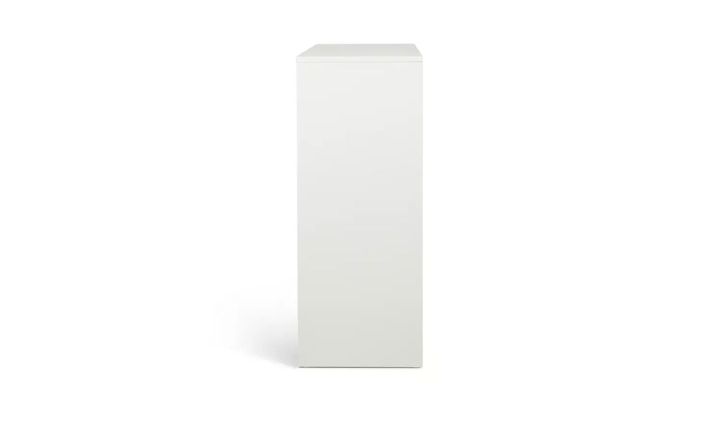 Chloe 2 Door Shoe Storage Cabinet - White