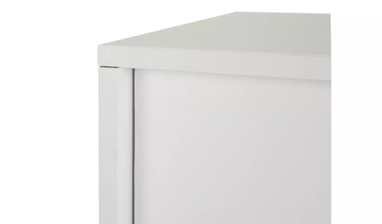 Chloe 2 Door Shoe Storage Cabinet - White