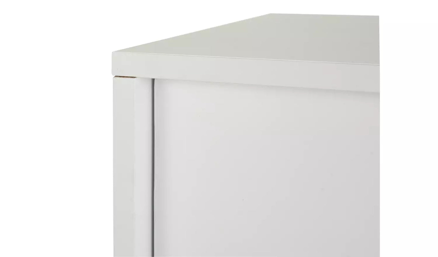 Chloe 2 Door Shoe Storage Cabinet - White