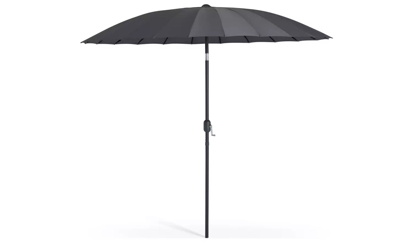 Shanghai 2.7m Garden Parasol - Grey