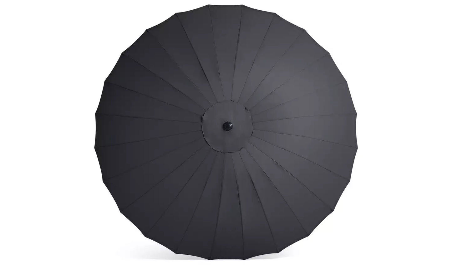 Shanghai 2.7m Garden Parasol - Grey
