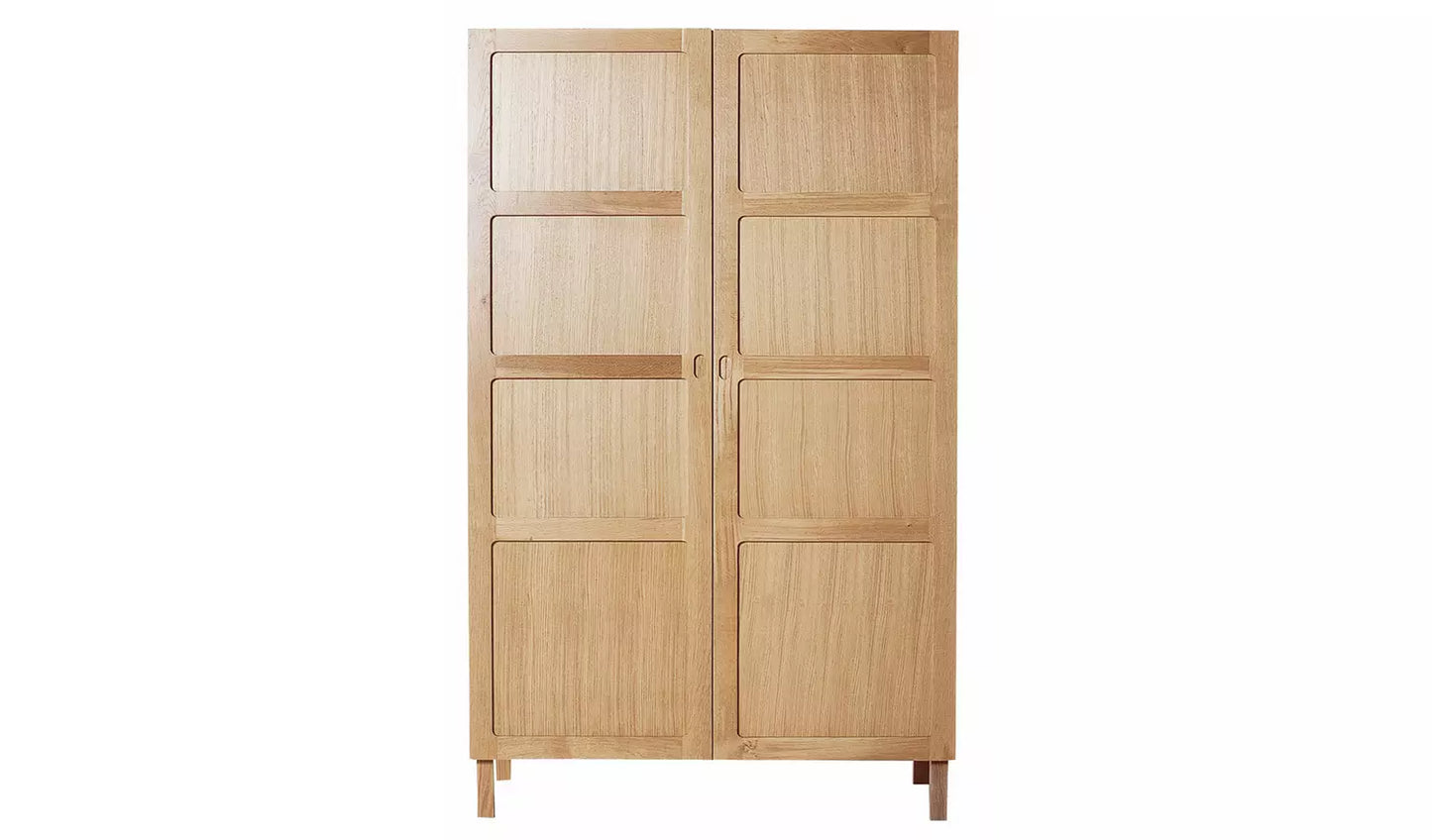 Assembled Habitat Radius 2 Door Wardrobe - Oak