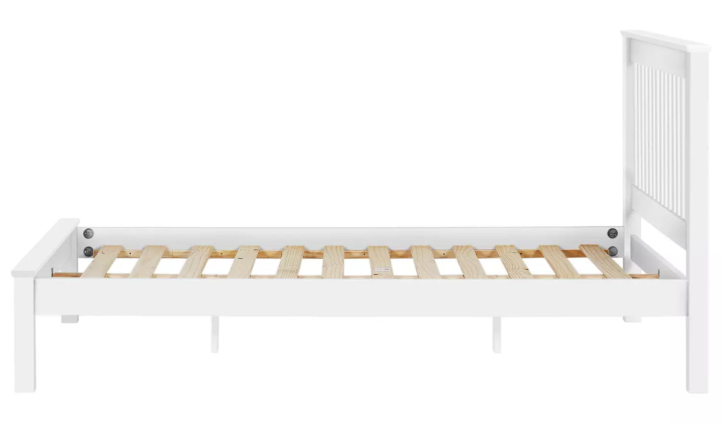 Habitat Aspley Double Wooden Bed Frame - White