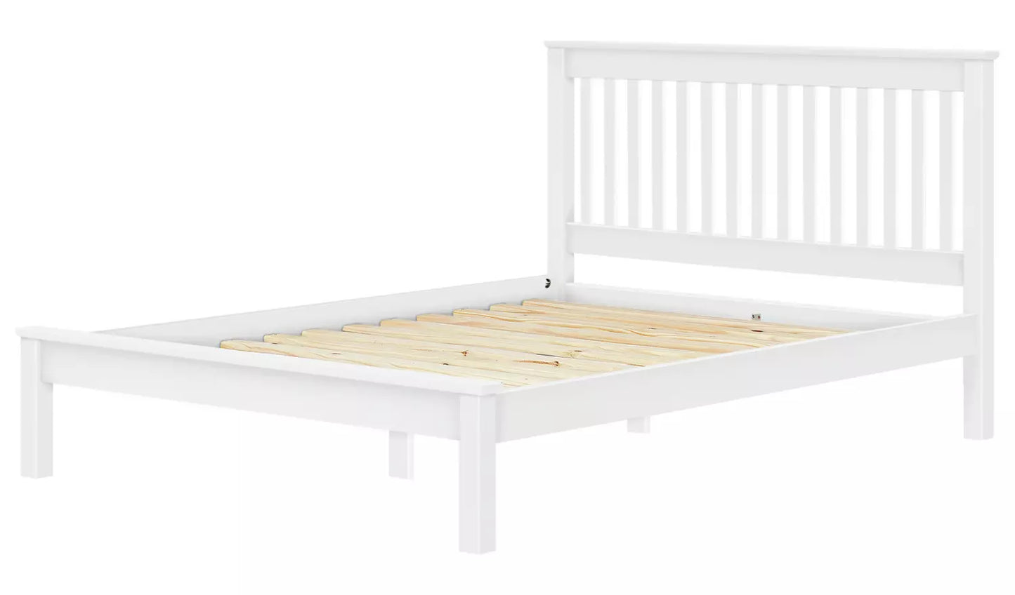 Habitat Aspley Double Wooden Bed Frame - White