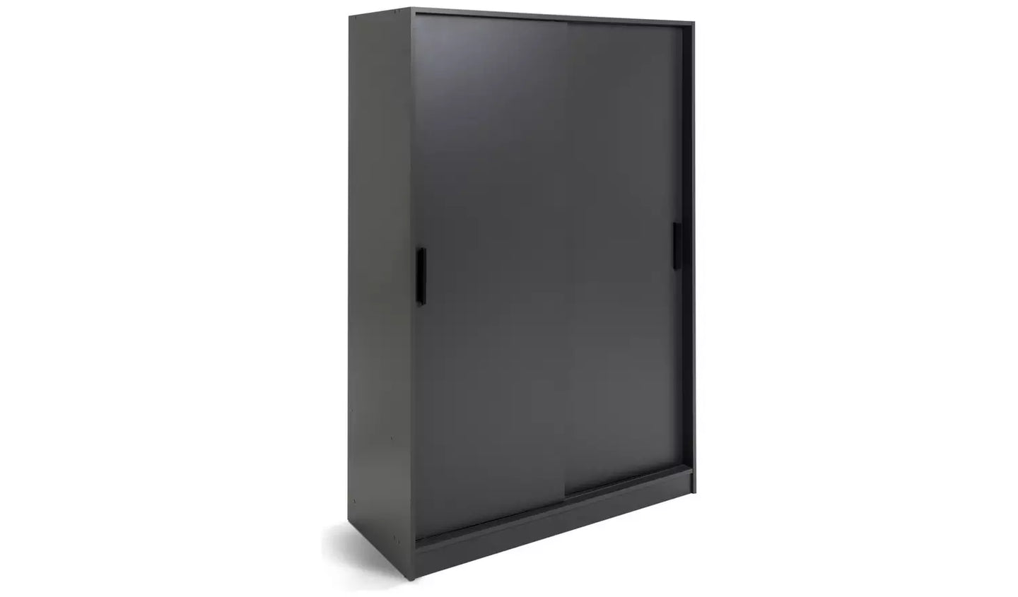 Nova 2 Door Sliding Wardrobe - Anthracite