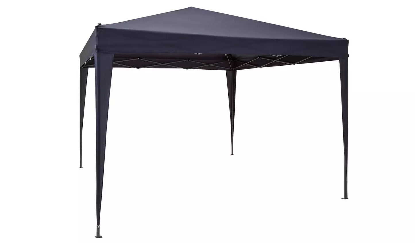 3m x 3m Pop-Up Garden Gazebo with 3 Side Panels – Navy
