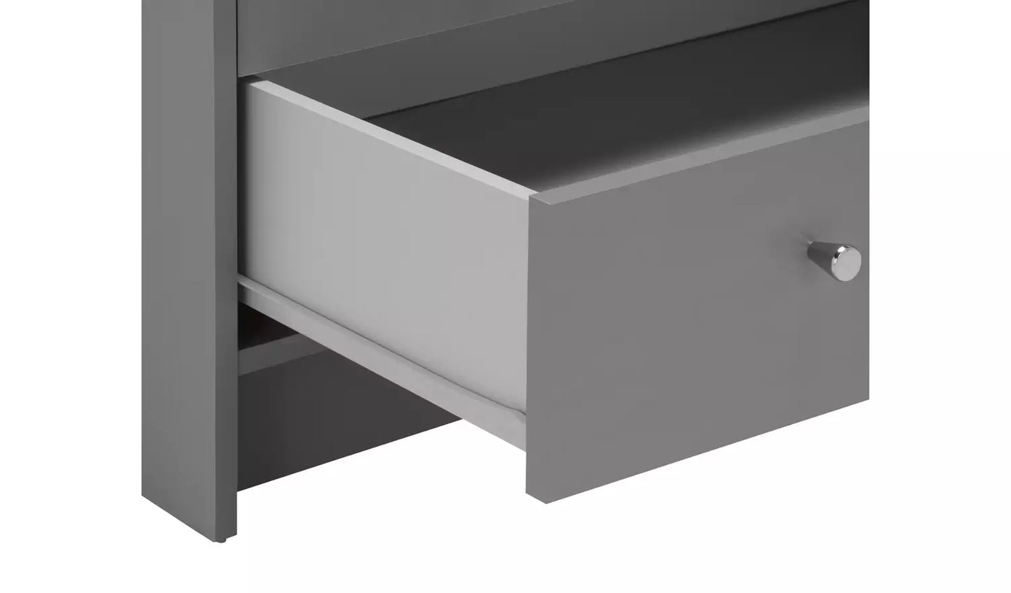 Assembled Malibu 2 Door 2 Drawer Wardrobe - Grey