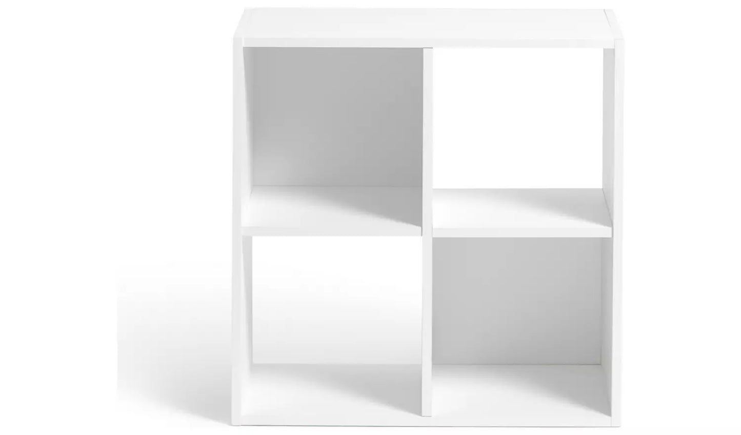 Assembled Squares 4 Cube Storage Unit - White