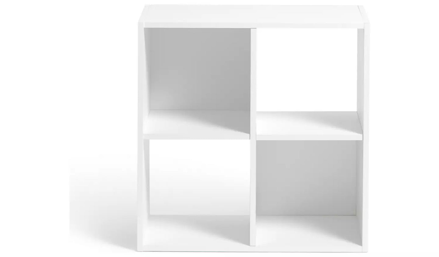 Assembled Squares 4 Cube Storage Unit - White