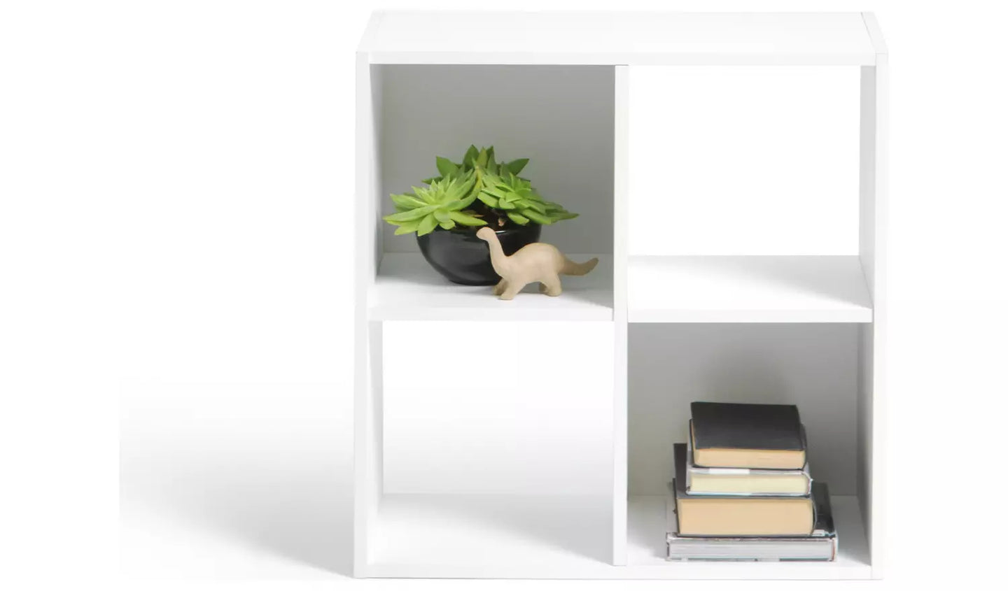 Assembled Squares 4 Cube Storage Unit - White