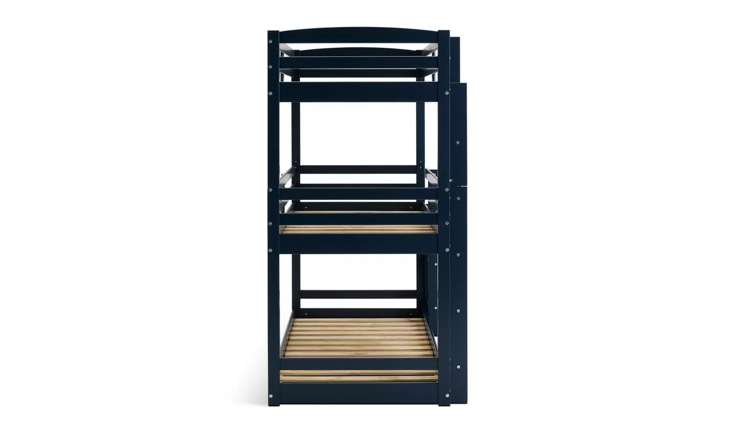 Josie Triple Single Bunk Bed - Blue