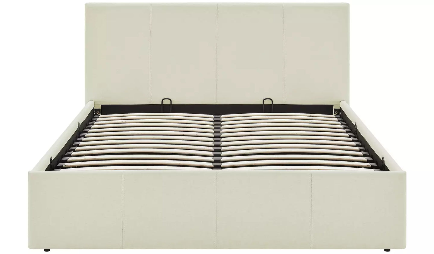 Heathdon Double End Lift Ottoman Bed - Natural