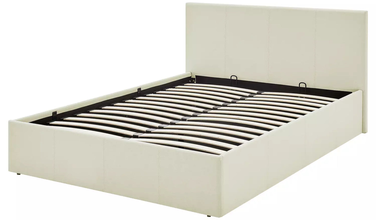 Heathdon Double End Lift Ottoman Bed - Natural