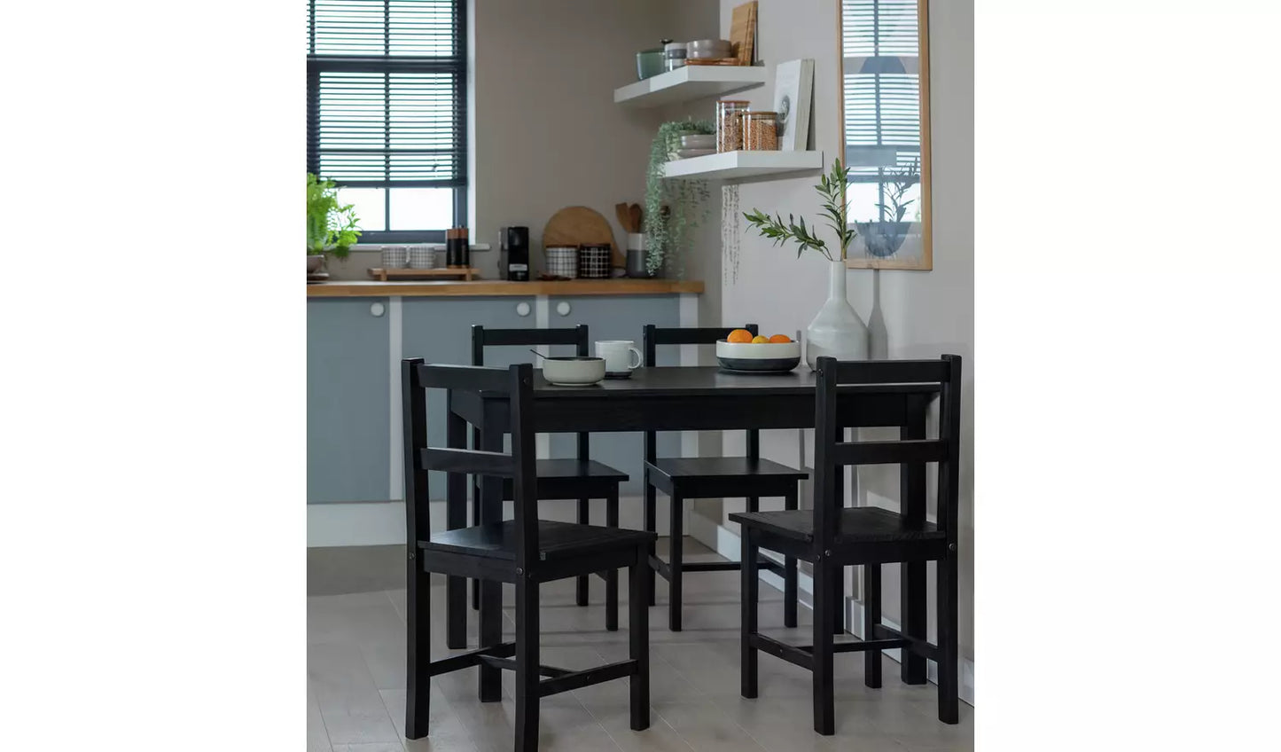 Raye Black Dining Table